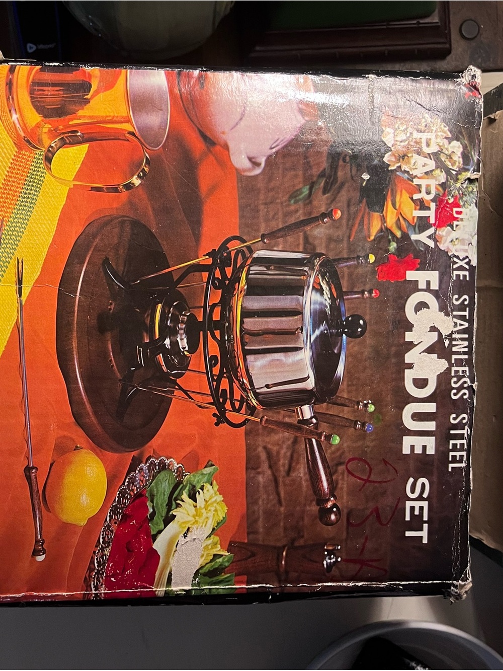 Stainless Steel Party Fondue Set - Metallic Silver